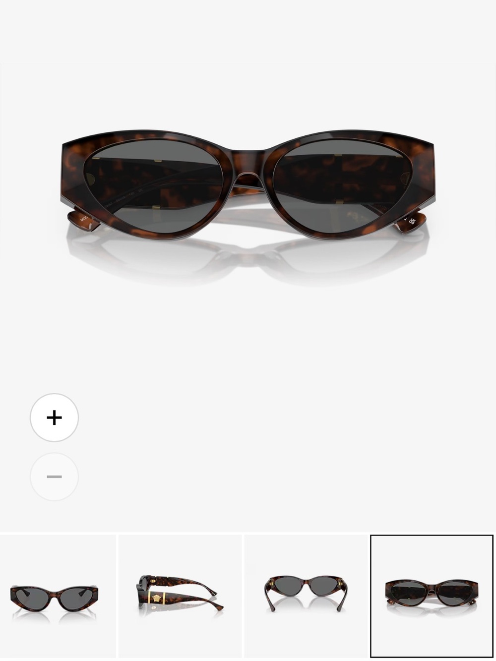 Versace Medusa Cat Eye Sunglasses